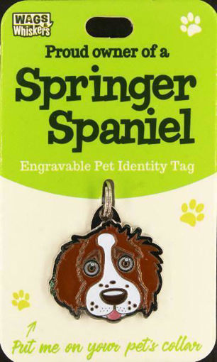 Picture of SPRINGER SPANIEL BROWN ID TAG